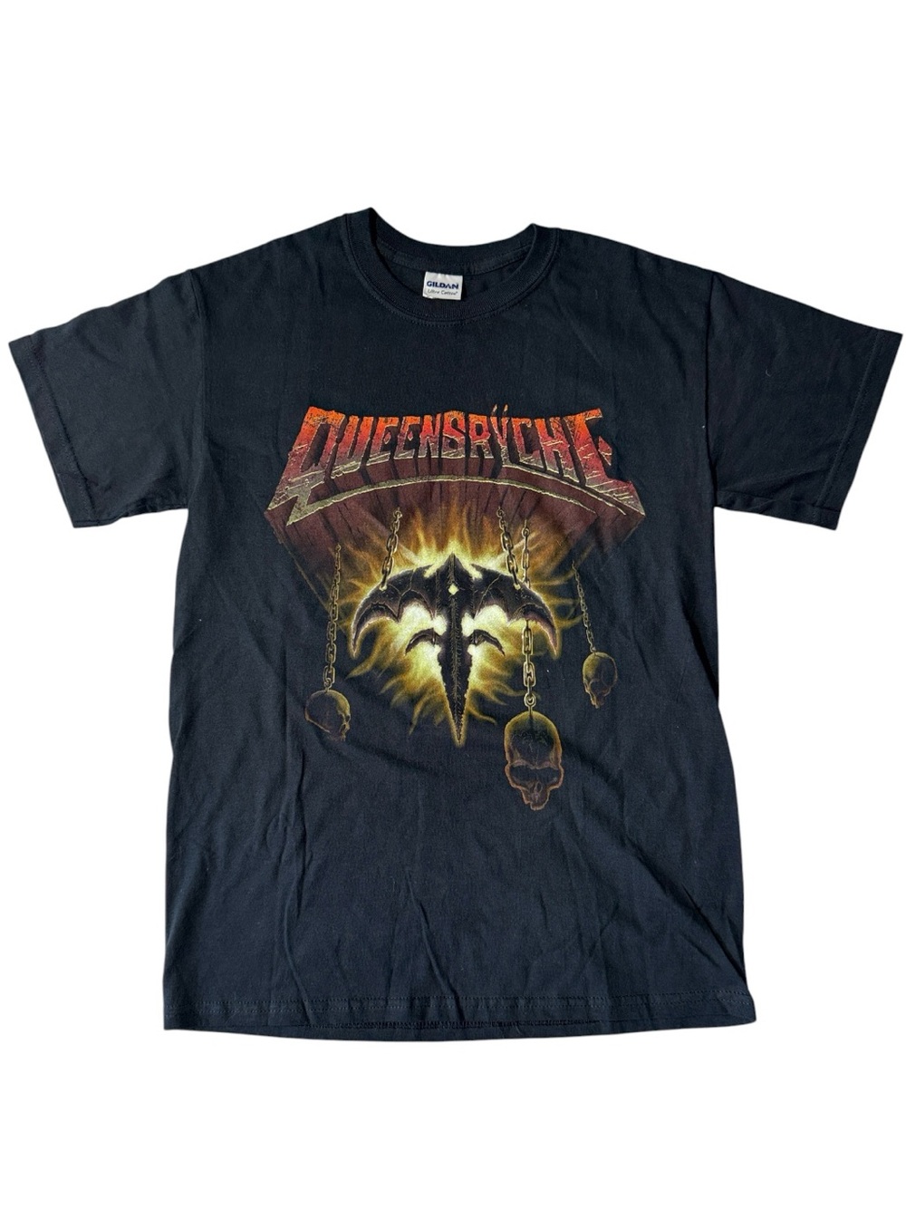 Queensrÿche mens S Small world tour 2008 rare concert t-shirt EUC